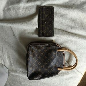 Louis vuttion handbag and wallet